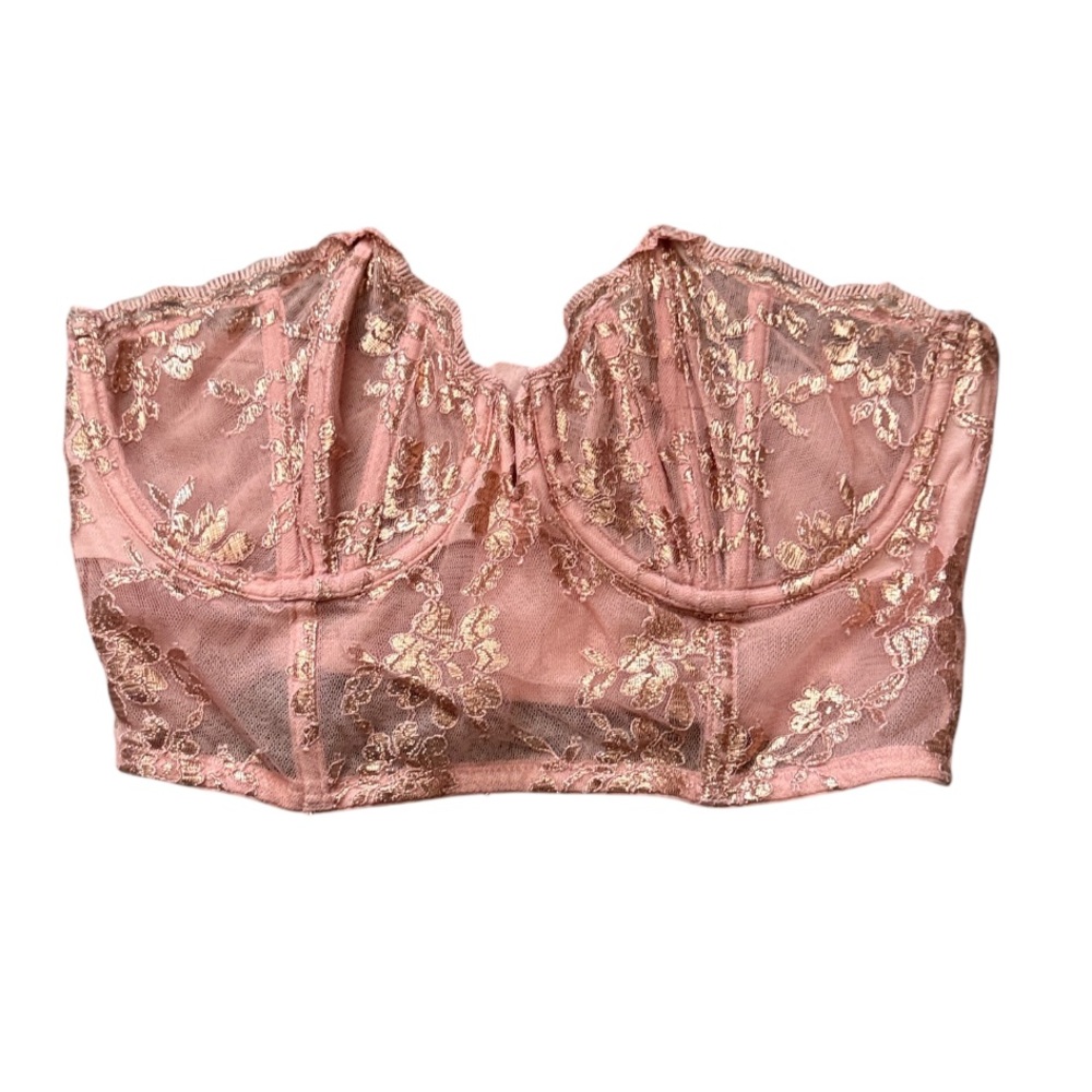 Victoria's Secret Dream Angels Long Line Bustier Bra Sz 34D